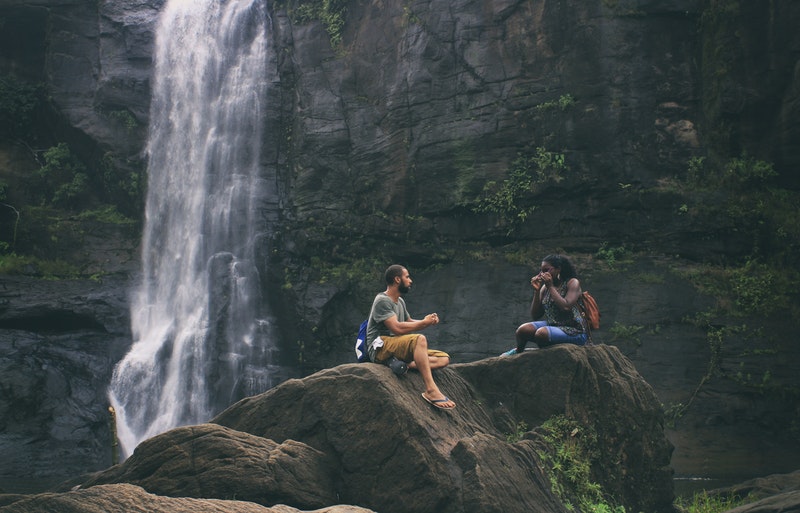 nature waterfall hike spontaneous