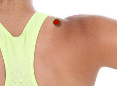 acupressure shoulder well knots in shoulders